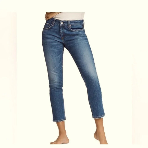 EUC Rag and Bone 10 inch Capri jeans size 27 premium Denim - Picture 1 of 11